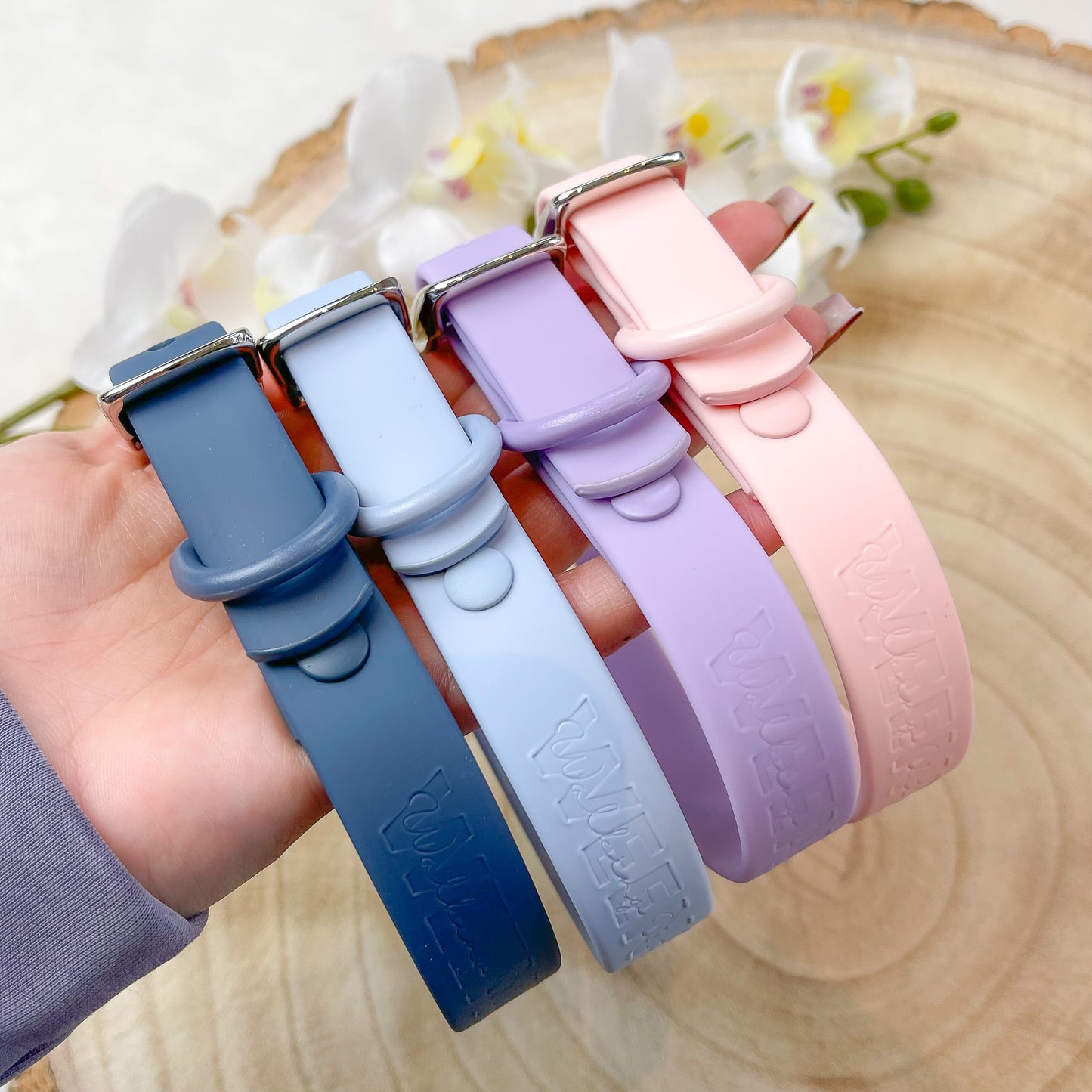 Waterproof Collar - Pastel Pink