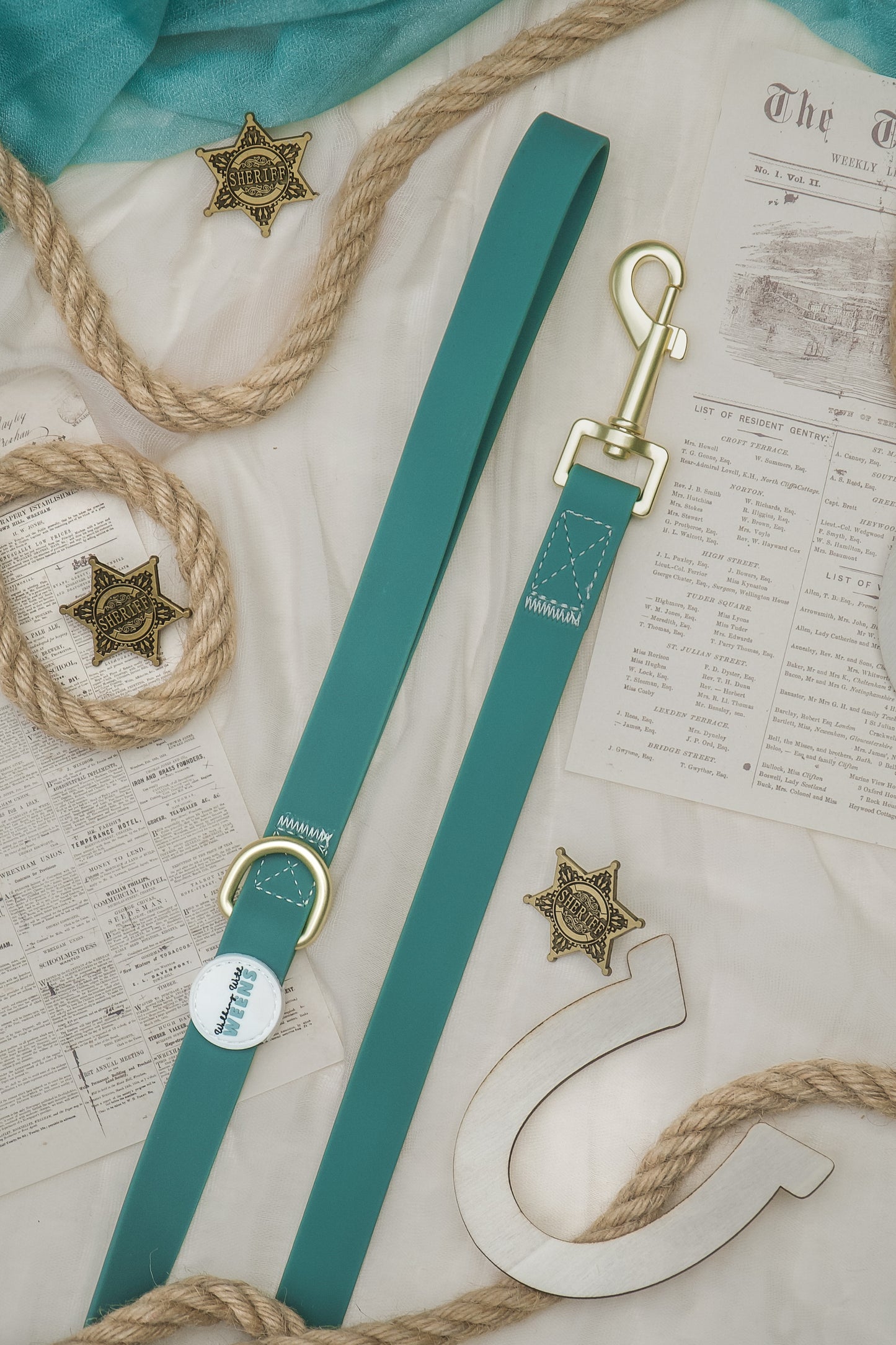 Teal Green - Waterproof Lead
