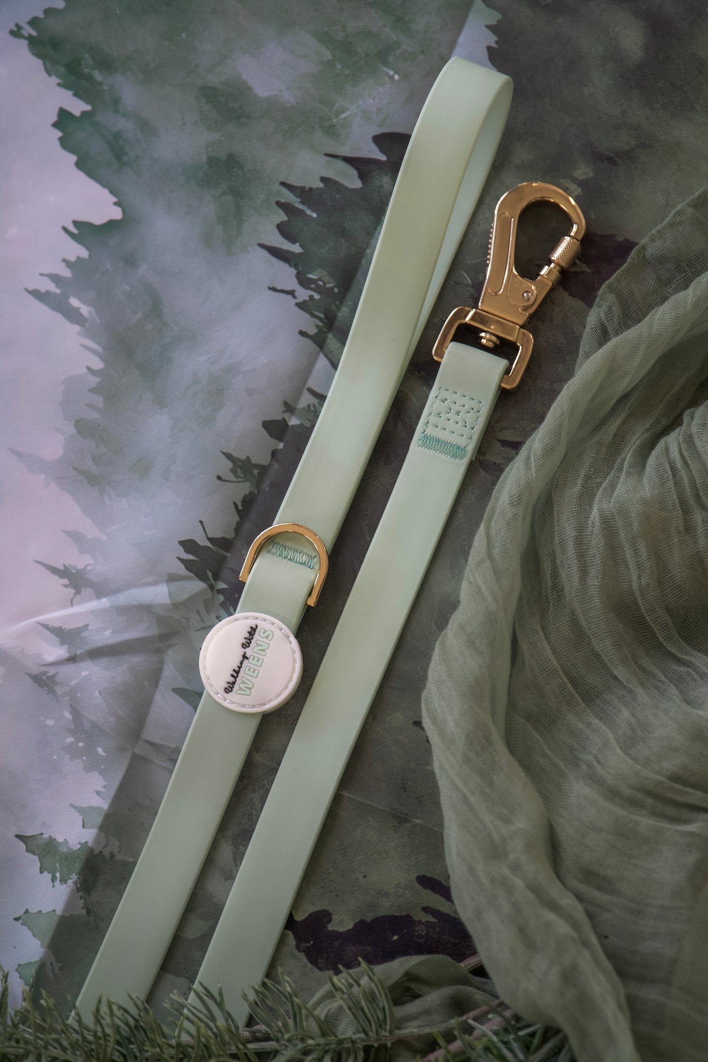 Sage Green - Waterproof Lead