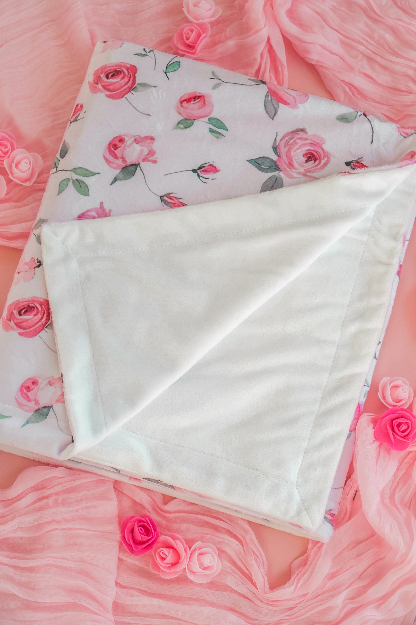 Rustic Roses - Snuggle Sized Blanket