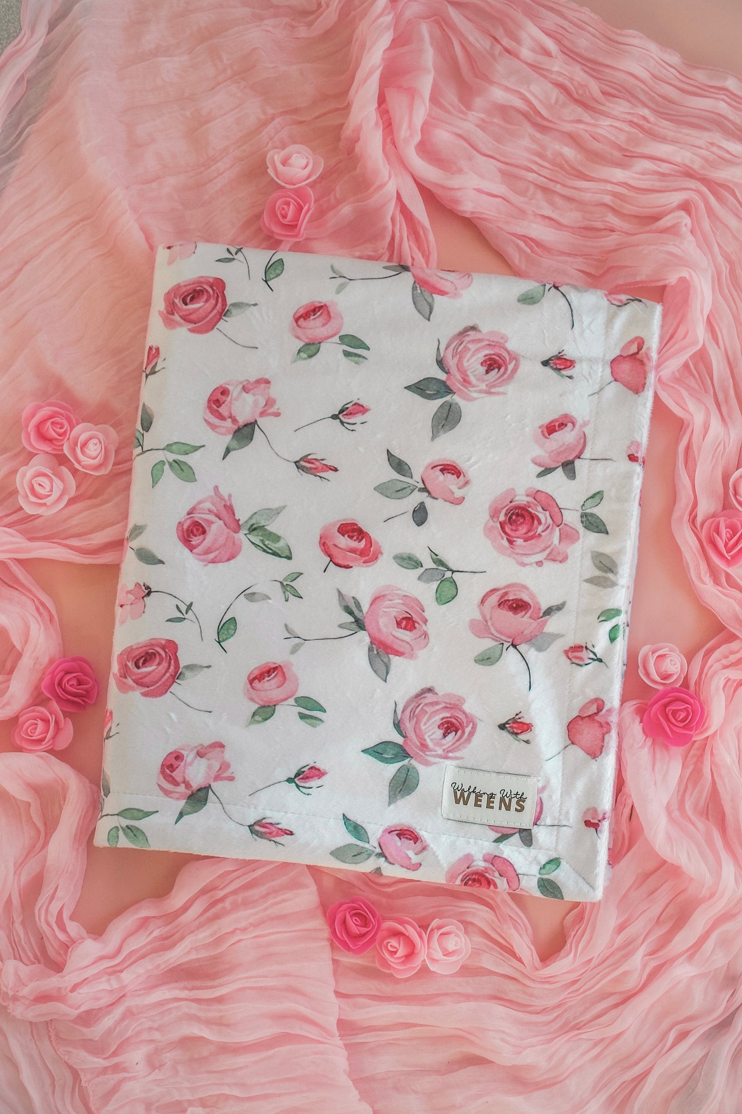 Rustic Roses - Snuggle Sized Blanket