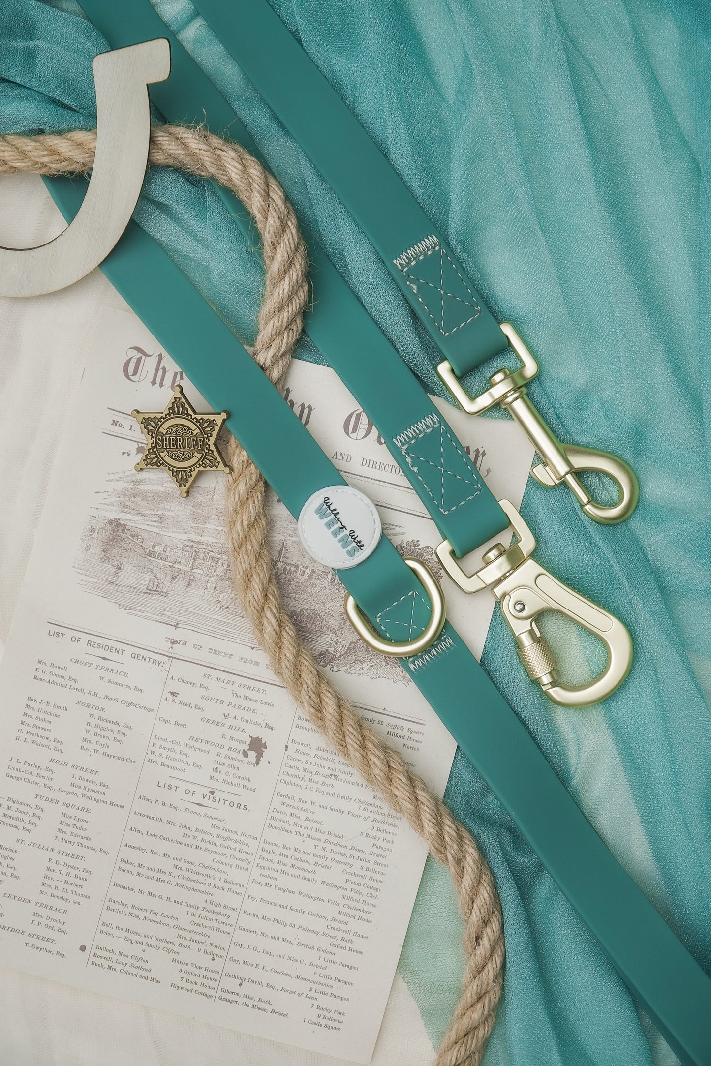 Teal Green - Waterproof Lead