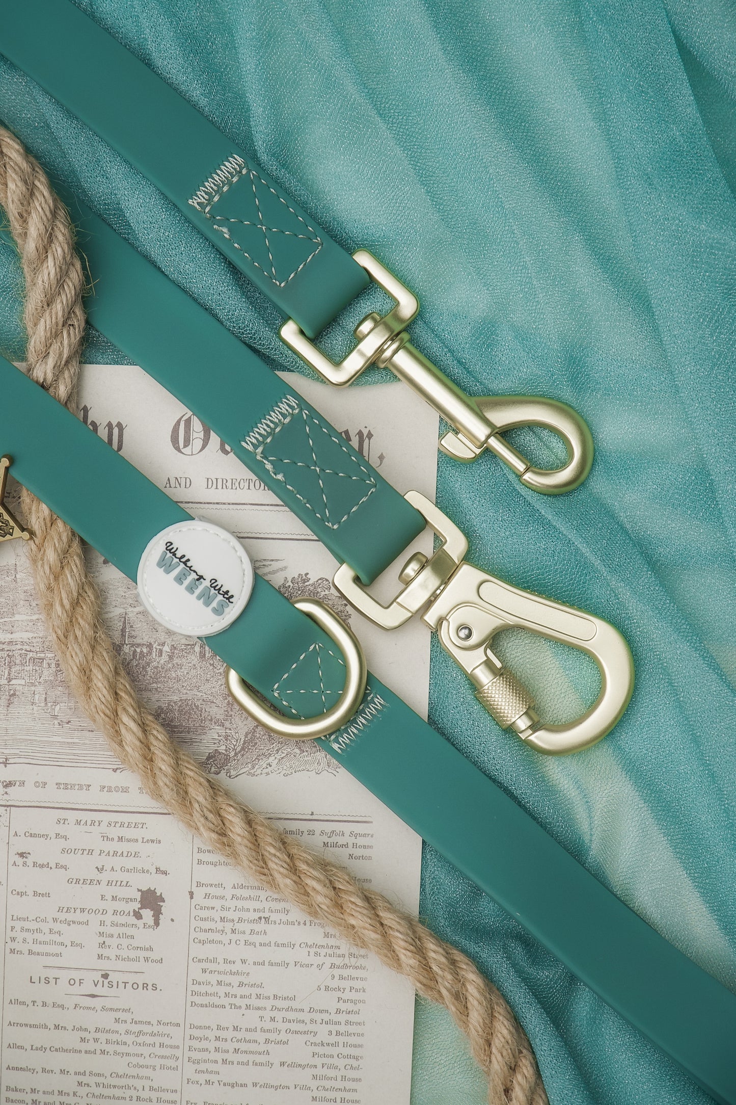 Teal Green - Waterproof Lead