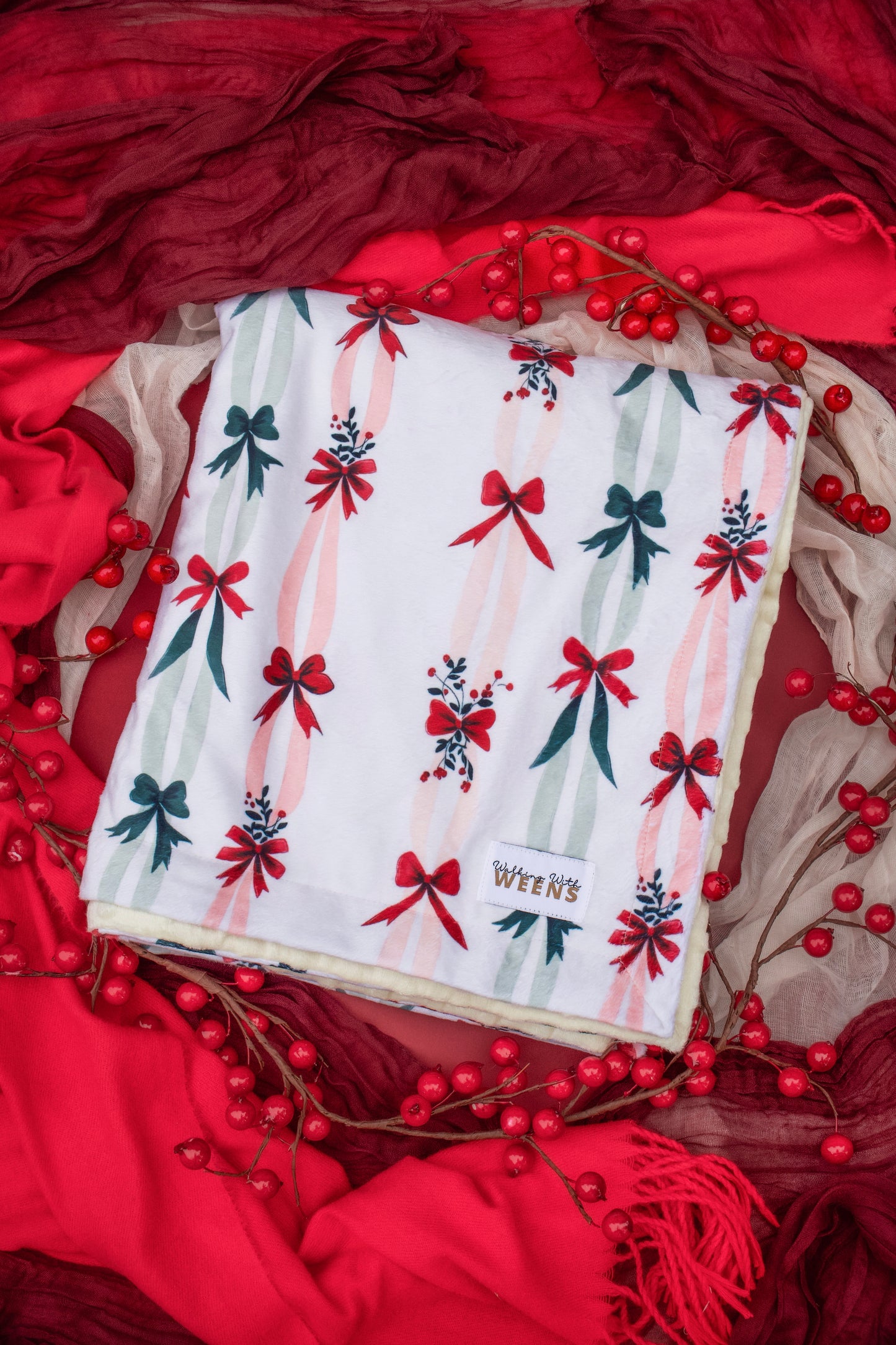 Classic Crimson - Snuggle Sized Blanket