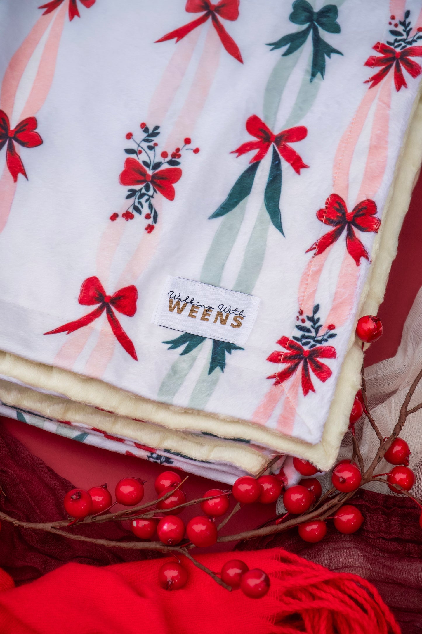 Classic Crimson - Snuggle Sized Blanket