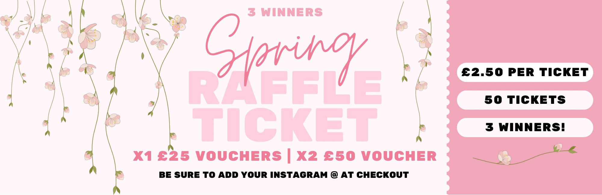 Wee Raffle Raffle Ticket (Add Instagram handle to notes at checkout ...