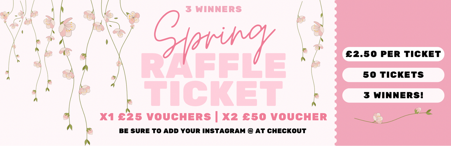 Raffle Ticket (Add Instagram handle to notes at checkout)