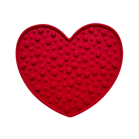 Heart Enrichment Mats - Red