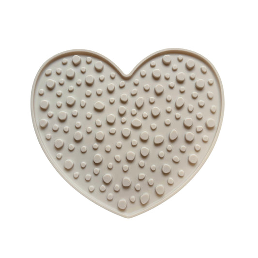 Heart Enrichment Mats - Beige